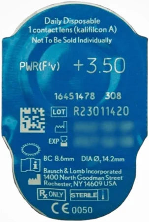 Bausch & Lomb Ultra One day Contact lenses - Pack of 90